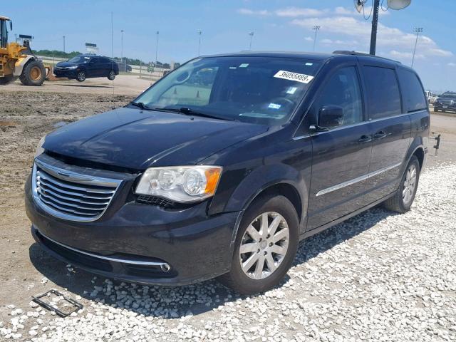 2C4RC1BG4ER124459 - 2014 CHRYSLER TOWN & COU BLACK photo 2