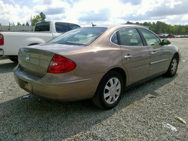 2G4WC582061281701 - 2006 BUICK LACROSSE C TAN photo 4