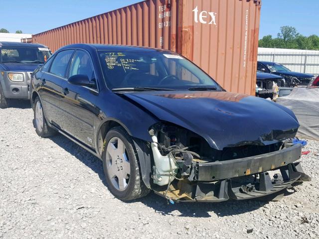 2G1WD58C969317759 - 2006 CHEVROLET IMPALA SUP შავი ფოტო 1