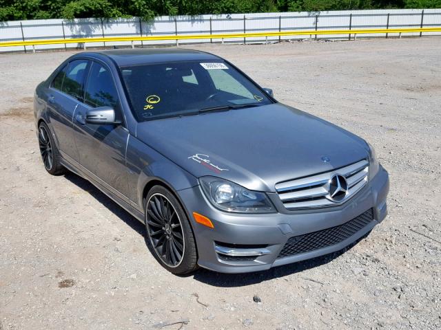 WDDGF4HB4CA645474 - 2012 MERCEDES-BENZ C 250 GRAY photo 1