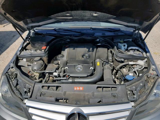 WDDGF4HB4CA645474 - 2012 MERCEDES-BENZ C 250 GRAY photo 7