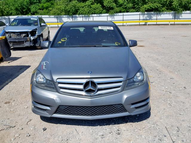 WDDGF4HB4CA645474 - 2012 MERCEDES-BENZ C 250 GRAY photo 9