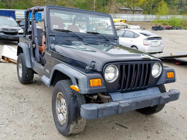 1J4FA39S62P743537 - 2002 JEEP WRANGLER / BLACK photo 1