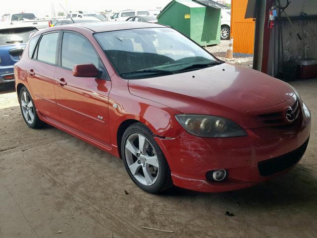 JM1BK343961472726 - 2006 MAZDA 3 HATCHBAC RED photo 1