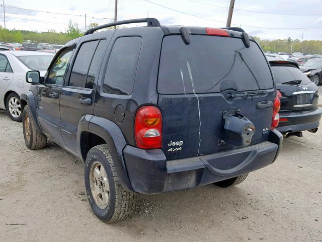 1J4GL58K84W112647 - 2004 JEEP LIBERTY LI BLACK photo 3