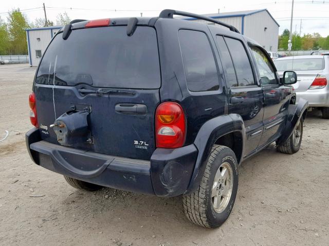 1J4GL58K84W112647 - 2004 JEEP LIBERTY LI BLACK photo 4