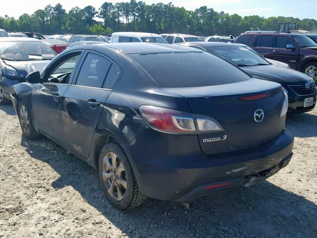 JM1BL1SF2A1338518 - 2010 MAZDA 3 I BLACK photo 3