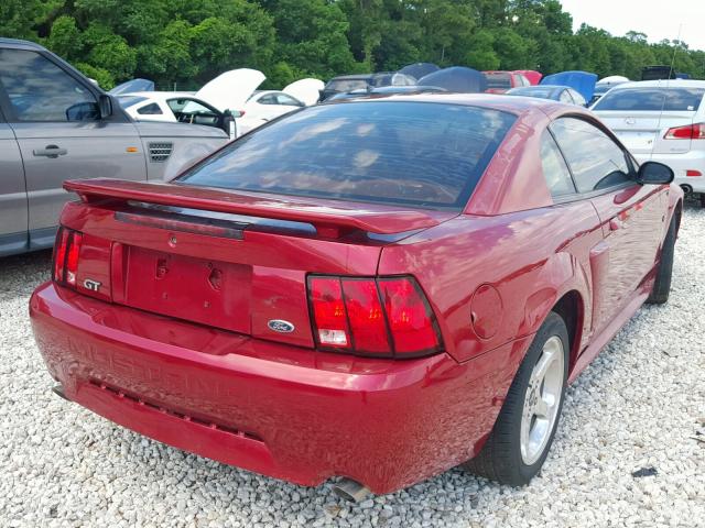 1FAFP42X93F409256 - 2003 FORD MUSTANG GT MAROON photo 4