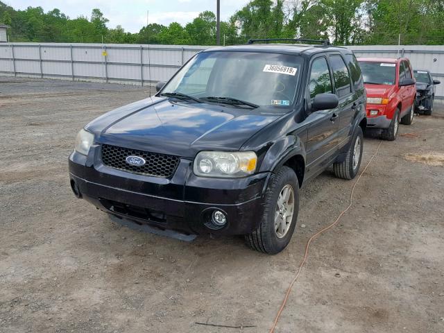 1FMYU94185KA55625 - 2005 FORD ESCAPE LIM BLACK photo 2