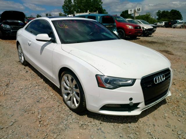 WAUVFAFR9DA019210 - 2013 AUDI A5 PRESTIG WHITE photo 1