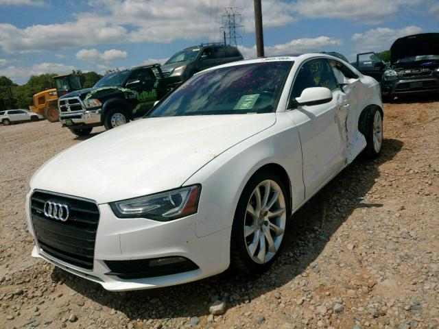 WAUVFAFR9DA019210 - 2013 AUDI A5 PRESTIG WHITE photo 2