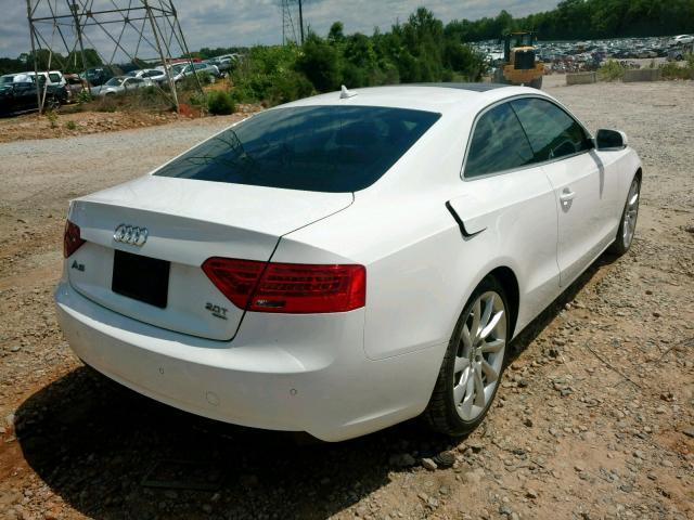 WAUVFAFR9DA019210 - 2013 AUDI A5 PRESTIG WHITE photo 4