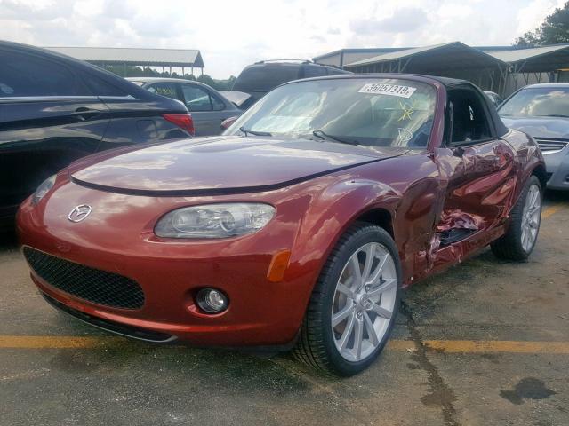 JM1NC25F560101713 - 2006 MAZDA MX-5 MIATA BROWN photo 2