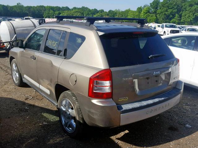 1J8FT57W67D117070 - 2007 JEEP COMPASS LI BROWN photo 3