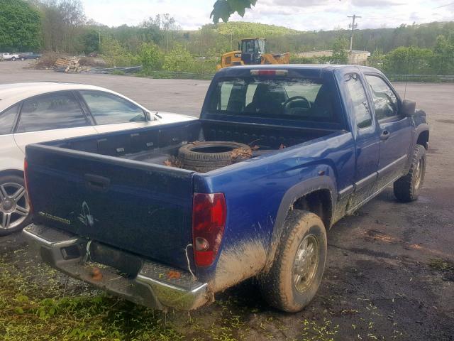 1GCDT196368136140 - 2006 CHEVROLET COLORADO BLUE photo 4