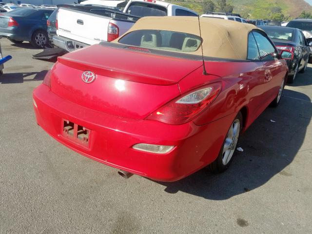 4T1FA38P27U111920 - 2007 TOYOTA CAMRY SOLARA SE  photo 4