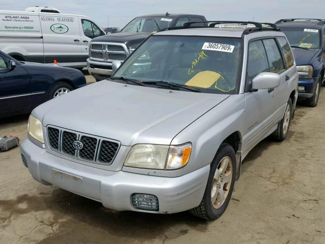 JF1SF65622H740070 - 2002 SUBARU FORESTER S SILVER photo 2