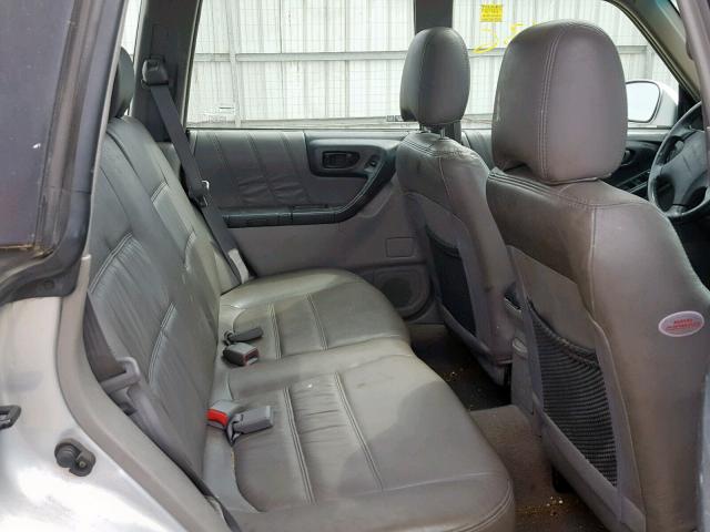 JF1SF65622H740070 - 2002 SUBARU FORESTER S SILVER photo 6