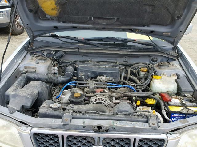 JF1SF65622H740070 - 2002 SUBARU FORESTER S SILVER photo 7