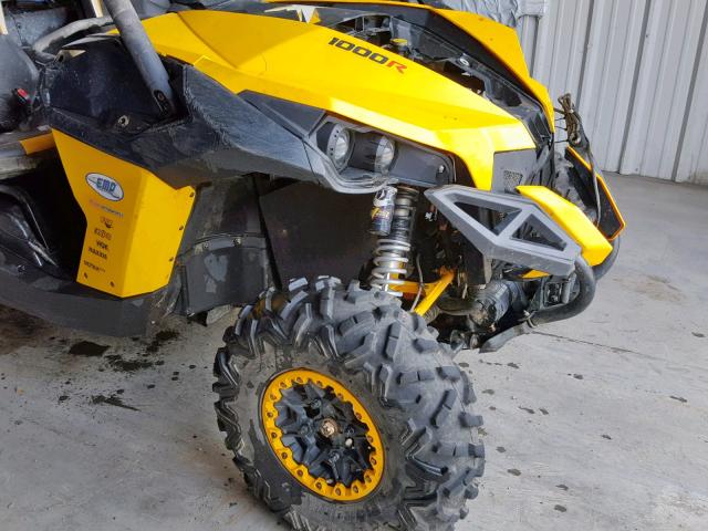 3JBPVLP13EJ000471 - 2014 CAN-AM MAVERICK 1 YELLOW photo 10