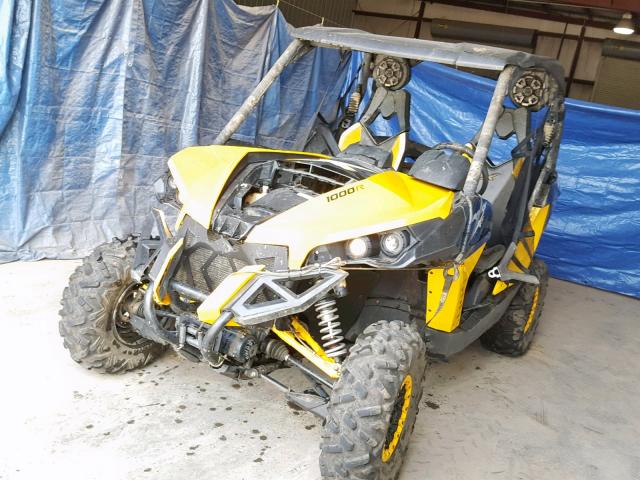 3JBPVLP13EJ000471 - 2014 CAN-AM MAVERICK 1 YELLOW photo 2