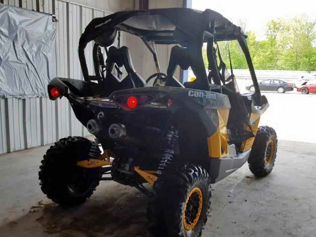 3JBPVLP13EJ000471 - 2014 CAN-AM MAVERICK 1 YELLOW photo 4