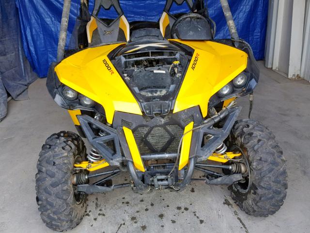 3JBPVLP13EJ000471 - 2014 CAN-AM MAVERICK 1 YELLOW photo 9