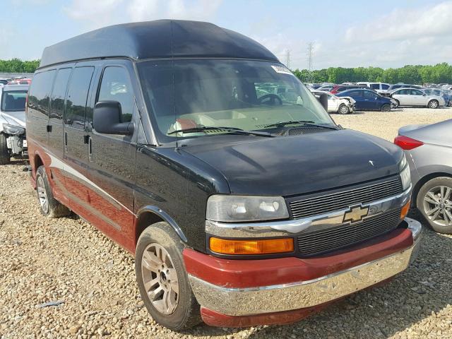 1GBFG154981123412 - 2008 CHEVROLET EXPRESS G1 BLACK photo 1