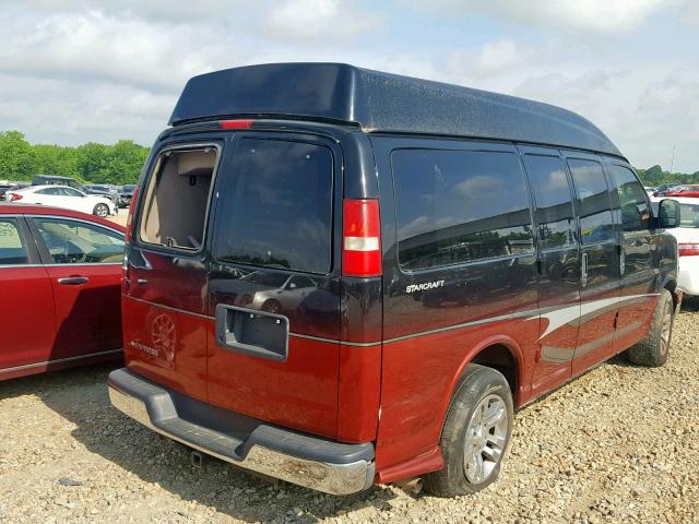 1GBFG154981123412 - 2008 CHEVROLET EXPRESS G1 BLACK photo 4