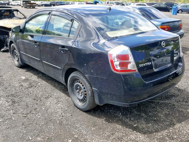 3N1AB61EX8L649169 - 2008 NISSAN SENTRA 2.0 BLACK photo 3