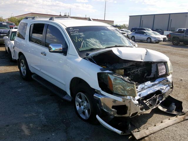 5N1AA08A64N724276 - 2004 NISSAN ARMADA SE WHITE photo 1