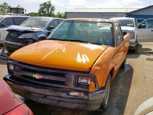 1GCCS14ZXR8185338 - 1994 CHEVROLET S TRUCK S1 ORANGE photo 2