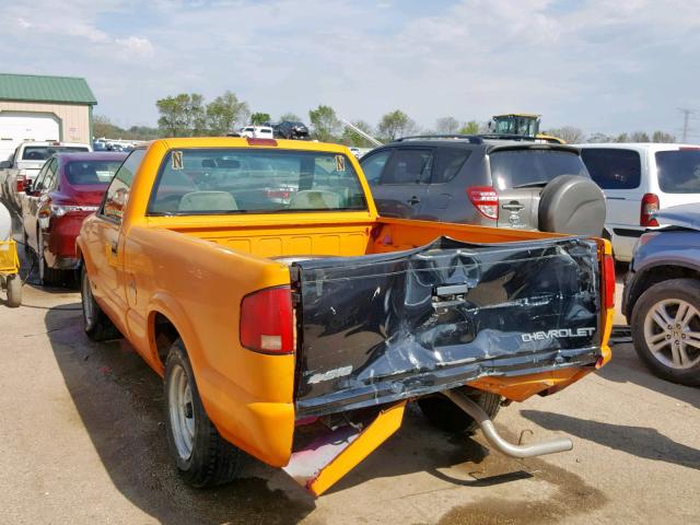 1GCCS14ZXR8185338 - 1994 CHEVROLET S TRUCK S1 ORANGE photo 3