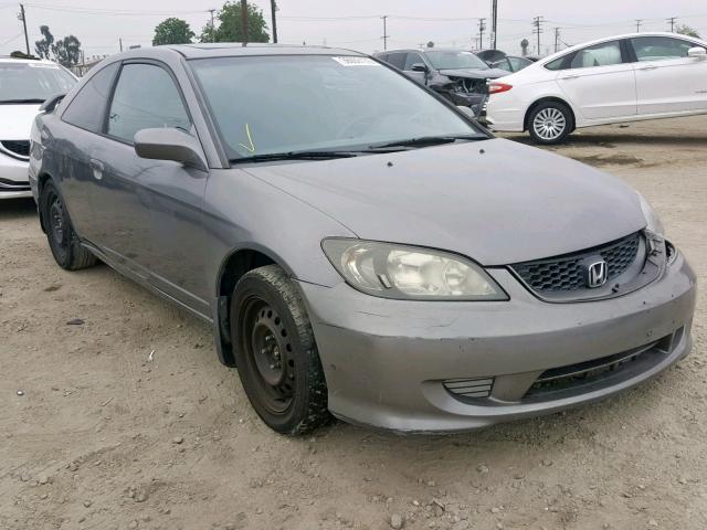 1HGEM22965L064066 - 2005 HONDA CIVIC EX GRAY photo 1