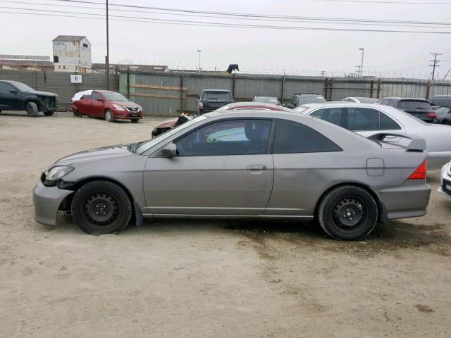 1HGEM22965L064066 - 2005 HONDA CIVIC EX GRAY photo 9