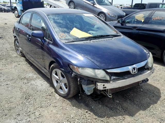 19XFA1F60AE033744 - 2010 HONDA CIVIC LX-S أزرق صورة 1