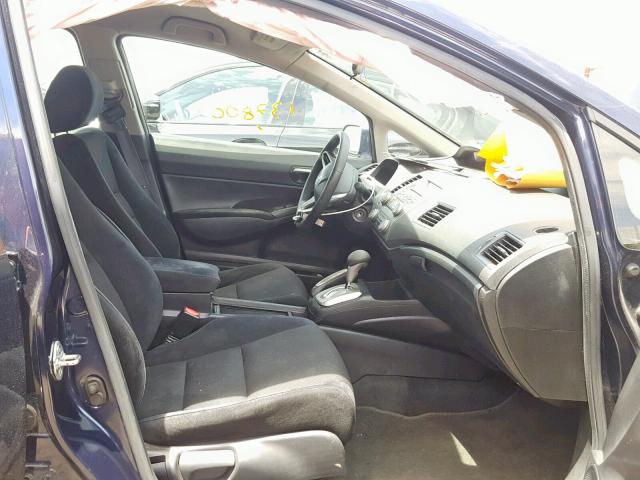 19XFA1F60AE033744 - 2010 HONDA CIVIC LX-S أزرق صورة 5