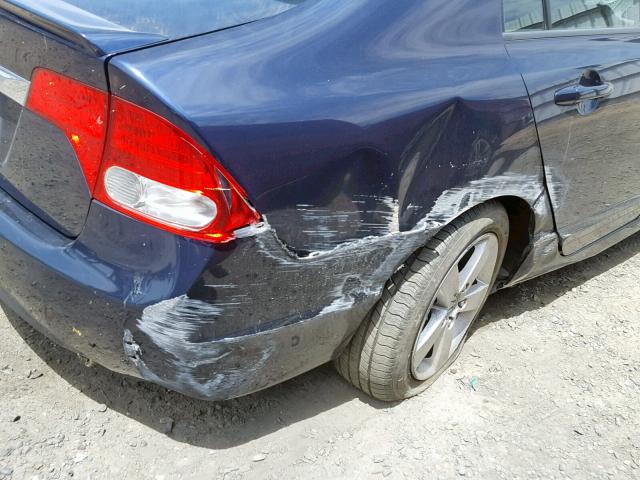 19XFA1F60AE033744 - 2010 HONDA CIVIC LX-S أزرق صورة 9