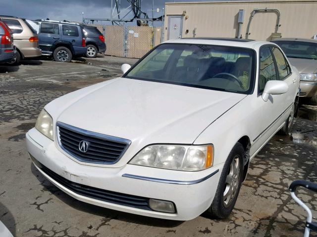 JH4KA96672C014418 - 2002 ACURA 3.5RL WHITE photo 2