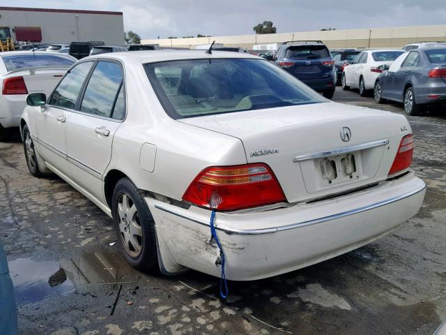 JH4KA96672C014418 - 2002 ACURA 3.5RL WHITE photo 3