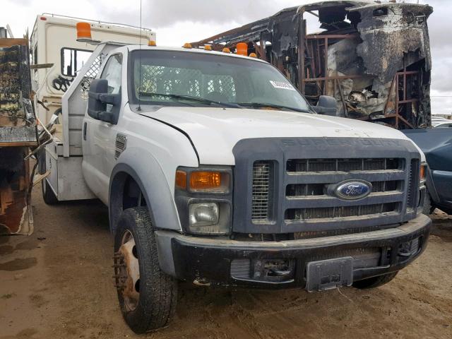 1FDGF46R09EB22153 - 2009 FORD F450 SUPER WHITE photo 1