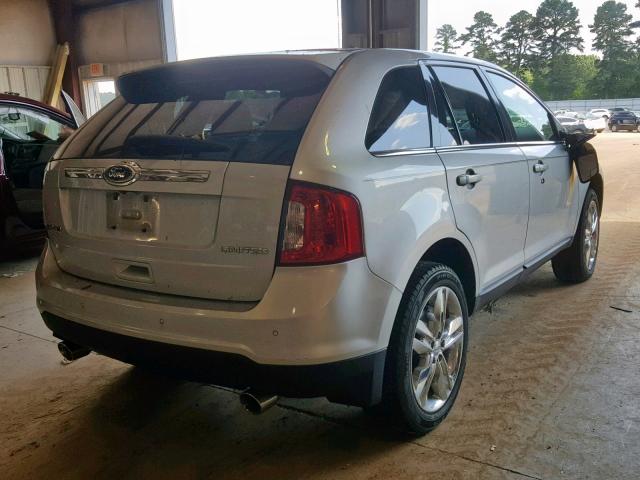 2FMDK3KC9EBA89007 - 2014 FORD EDGE LIMIT SILVER photo 4