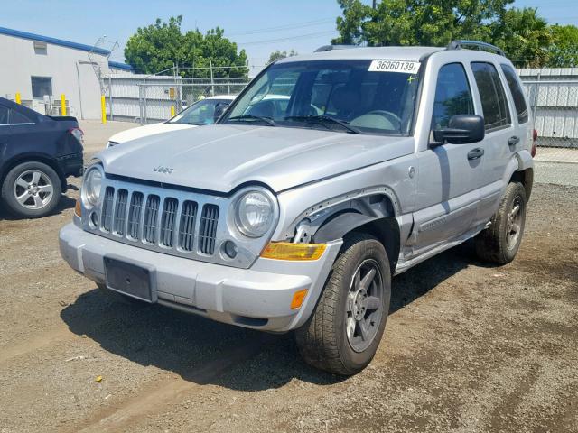 1J4GL58K66W280144 - 2006 JEEP LIBERTY LI SILVER photo 2