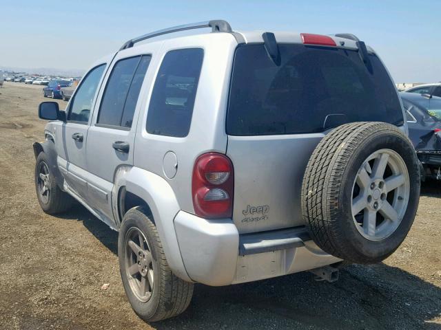 1J4GL58K66W280144 - 2006 JEEP LIBERTY LI SILVER photo 3