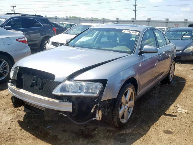 WAUDH74F08N117381 - 2008 AUDI A6 3.2 QUA GRAY photo 2