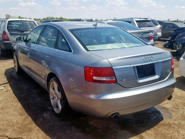 WAUDH74F08N117381 - 2008 AUDI A6 3.2 QUA GRAY photo 3