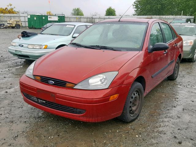 1FAFP33P63W312766 - 2003 FORD FOCUS LX BURGUNDY photo 2