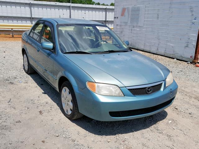 JM1BJ225721563232 - 2002 MAZDA PROTEGE DX TEAL photo 1