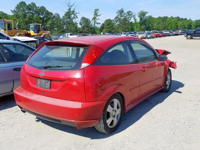 3FAHP39553R153529 - 2003 FORD FOCUS SVT RED photo 4