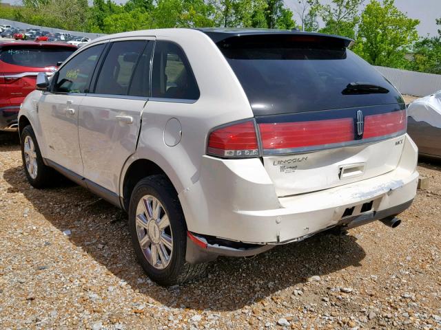2LMDU68C48BJ02838 - 2008 LINCOLN MKX CREAM photo 3